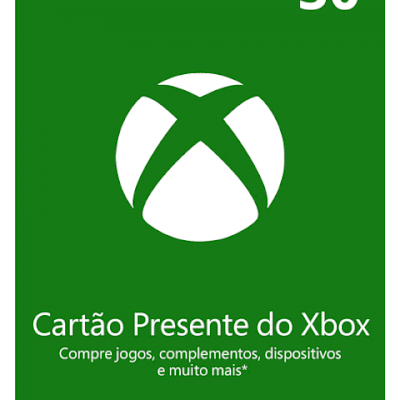 GIFT CARD XBOX 50 REAIS
