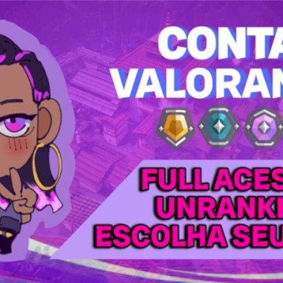 CONTAS VALORANT FULL ACESSO UNRANKED OU ESCOLHA SEU RANK!!!