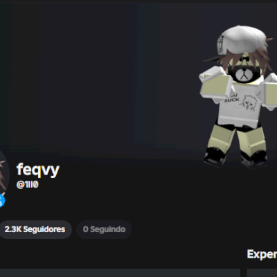 conta com 4 características no nome e 2K de seguidores