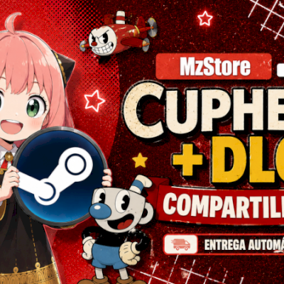 Cuphead + DLC / Steam Offline Compartilhada