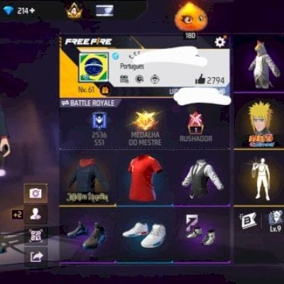 Conta de Free Fire(Preço negociável)