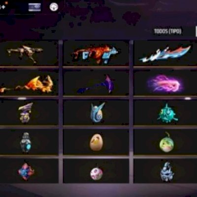 Conta Free Fire | Rara| Gemada | Lvl. 63 | Vários itens comprados [BLACK FRIDAY]