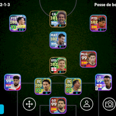 CONTA EFOOTBALL FORÇA 3088 2 ICONS E 3 SHOWTIMES BRABOS