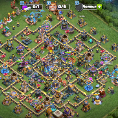 TUDO FULL 17, mais de 12700 gemas, nada pra fazer. Aguardando CV18!!