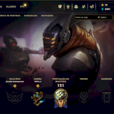 CONTA SMURF LOL UNRANKED | 7 SKINS | YI PYKE SYLAS XAYAH | EX PRATA -FULL ACESSO