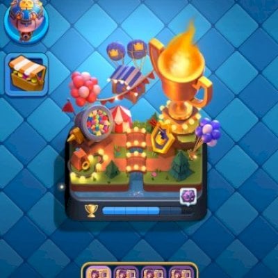 CONTA CLASH ROYALE 8300 TROFÉUS
