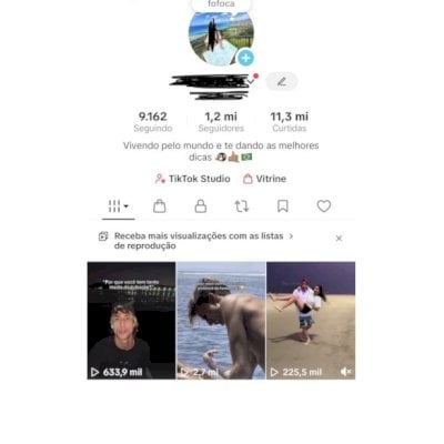 CONTA TIKTOK 1M PODENDO MONETIZAR