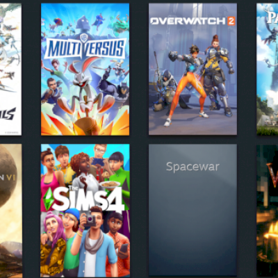 Conta steam contendo elden ring, baldurs gate 3 e mais