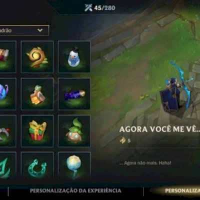 Conta Wild Rift com 70 Skins, 7 lendarias Nível 152