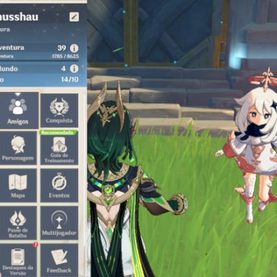 Conta ar 38 com Nefer, Zhongli e Yoimiya