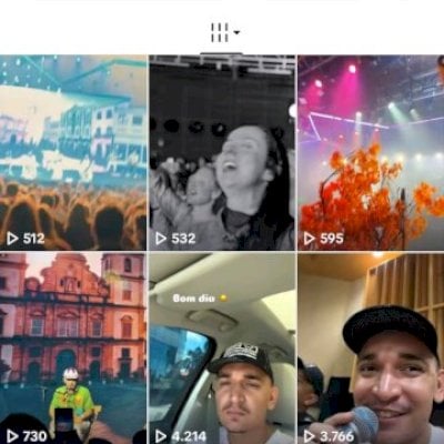 Vendo conta do tik Tok bem engajada
