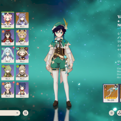 GENSHIN IMPACT - AR55, 9T5 Venti C2 + Bis...