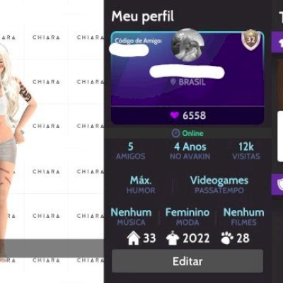 CONTA RICA DE AVAKIN LIFE FEMININA