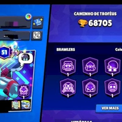 CONTA DO BRAWLSTARS FULL BRAWLERS FAMA SATURNO (PREÇO DE VENDA FIXO)