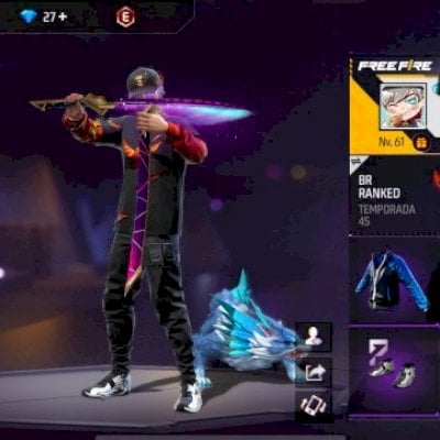 DUAS CONTAS DE FREE FIRE