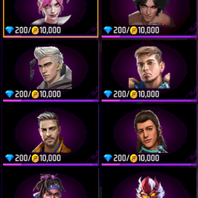 Personagem no Free fire