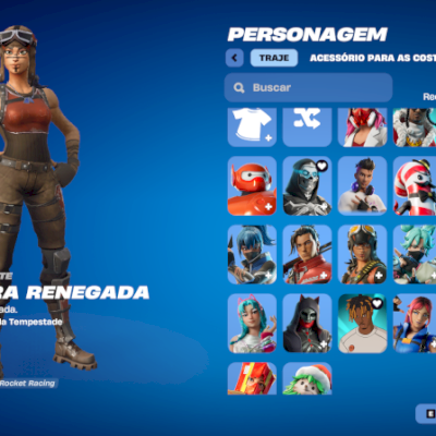 conta fortnite renegade ryder passe OG e etc
