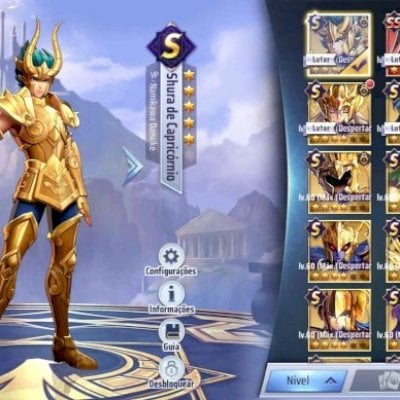 Conta Saint Seiya Awakening