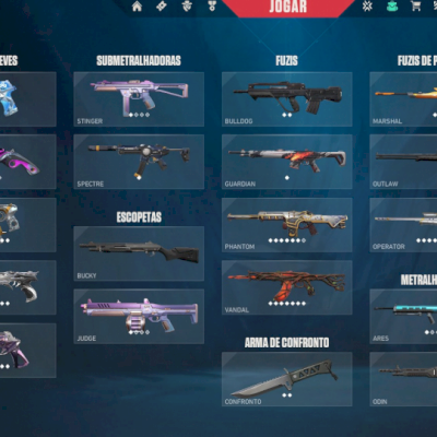 Vando conta de vava com Xenohunter e varias skins de vandal e outros