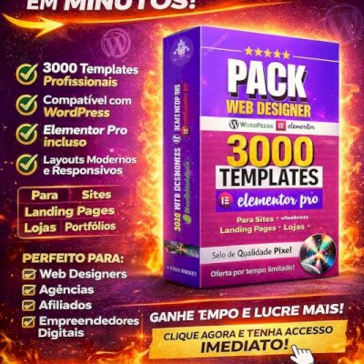 Pack Web Design 3000 Templates Elementor Pro