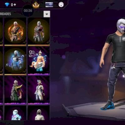 Conta de free fire lvl 55