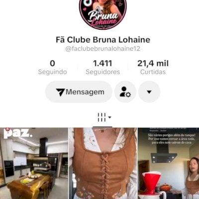 Vendo conta do tik Tok engajada