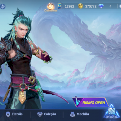 Conta nível 79 celestial, com 520 skin e todos os herois liberados