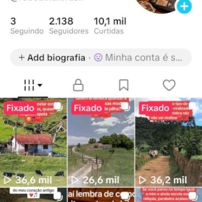 Vendo  conta nova do tik Tok, conta com mais de 2 mil seguidores