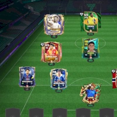 Conta FC Mobile GER 121 | Time Forte | Endrick 123 | Buffon 122 | Muito Upada
