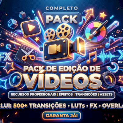 🎬 MEGA PACK DE EDIÇÃO DE VÍDEO: O Acervo Definitivo 🚀 | SFX, Músicas Sem Copy
