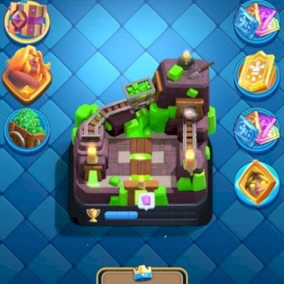 Conta de clash com mega evoluído com 5177 troféus