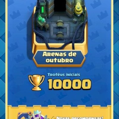 VENDO CONTA DE CLASH ROYALE COM 10K DE TROFÉU|BRINDE NO BRAWL E CLASH OF CLANS