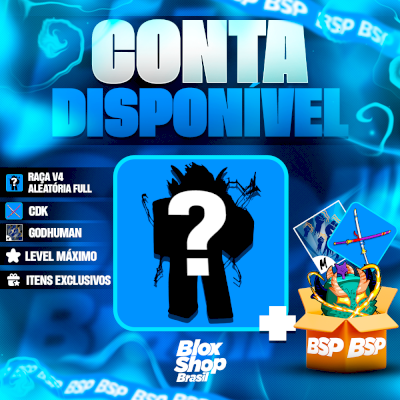 CONTA BLOX FRUITS > 🎁RAÇA V4 ALEATÓRIA FULL + ⚔️CDK + 👊GODHUMAN + LEVEL MÁXIMO