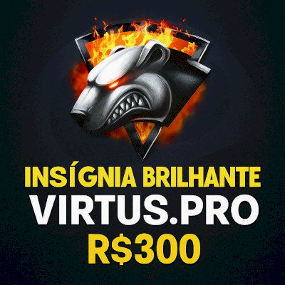 🏆 INSÍGNIA BRILHANTE VIRTUS PRO (EXTREMAMENTE RARA)