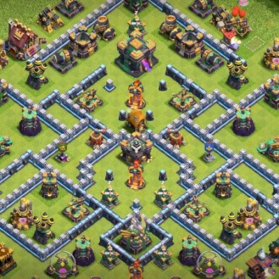 🛡️CLASH OF CLANS🛡️ CV14 FULL (FALTANDO APNS MUROS E ALGUMAS ARMADILHAS) BARATO