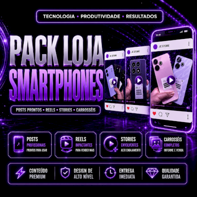 📲 PACK VENDEDOR DE CELULAR - Criativos prontos, vídeos que vendem, ofertas...