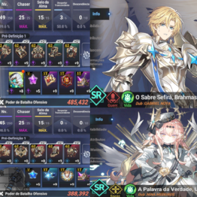 V>Conta Grand Chase mobile Level 173