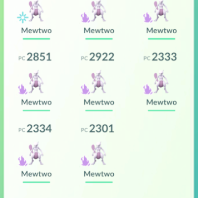 CONTA POKÉMON 8 MEWTWO