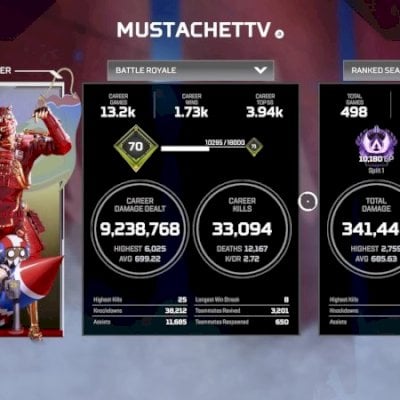 CONTA APEX LEGENDS - HERANÇA PATHFINDER