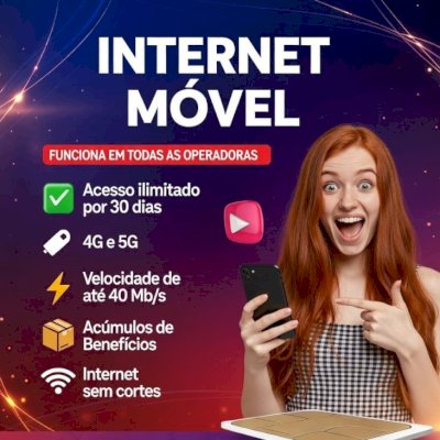 🌐 INTERNET ILIMITADA 30 DIAS 🚀 Rápida • Estável (Todas Operadoras)