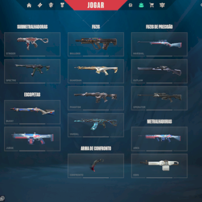 Conta com card beta e varias skins