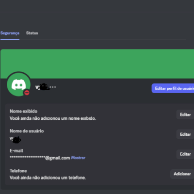 CONTA DISCORD USER 4L