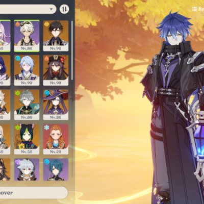 Conta AR58 (America) Flins (Build Maximizada), Ineffa, C1 Hutao Signature, Venti