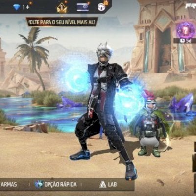 CONTA FREE FIRE COM ONE PUNCH MAN