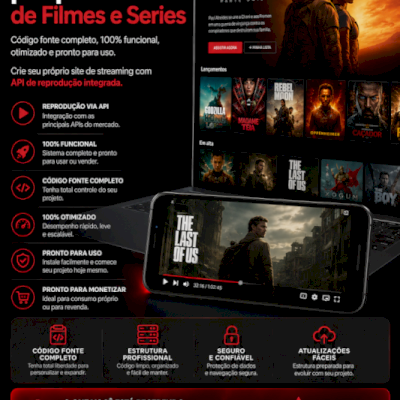 Tenha seu Próprio site de Filmes & Séries