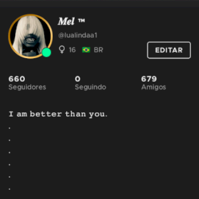 Conta imvu cheia de roupas, acessórios e etc