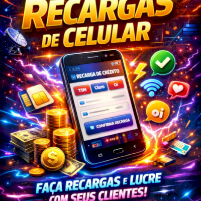 PAINEL REVENDA DE RECARGAS DE CELULAR