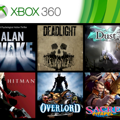 Xbox 360 - Lote 6 Games - Transferência de Licença