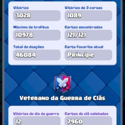 Conta de Clash Royale (9anos)