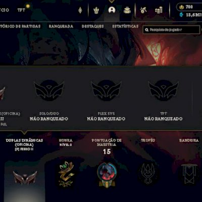 Conta lv30 sem ranked upada a mao